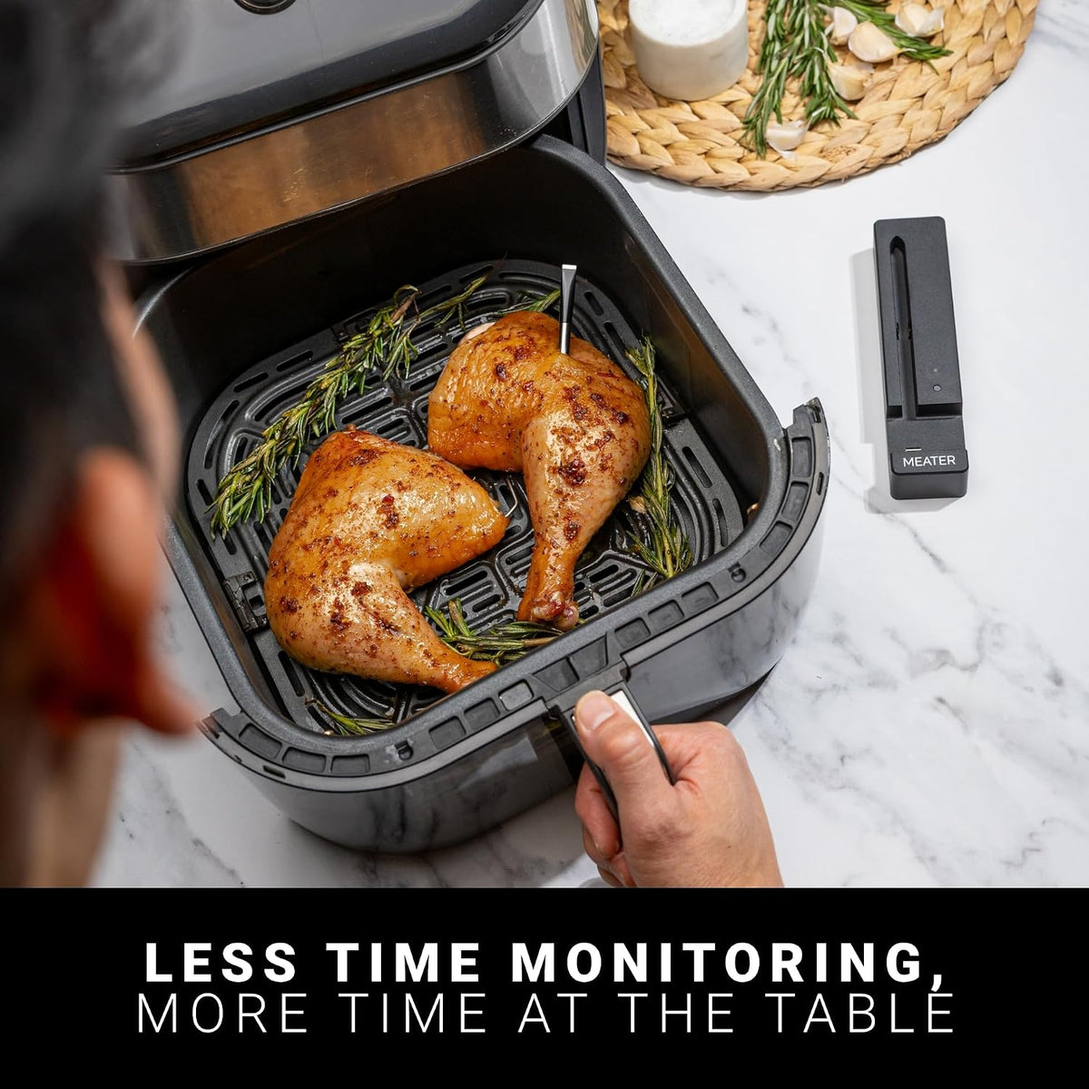 MEATER SE - Termómetro inteligente inalámbrico para carne, negro, Bluetooth
