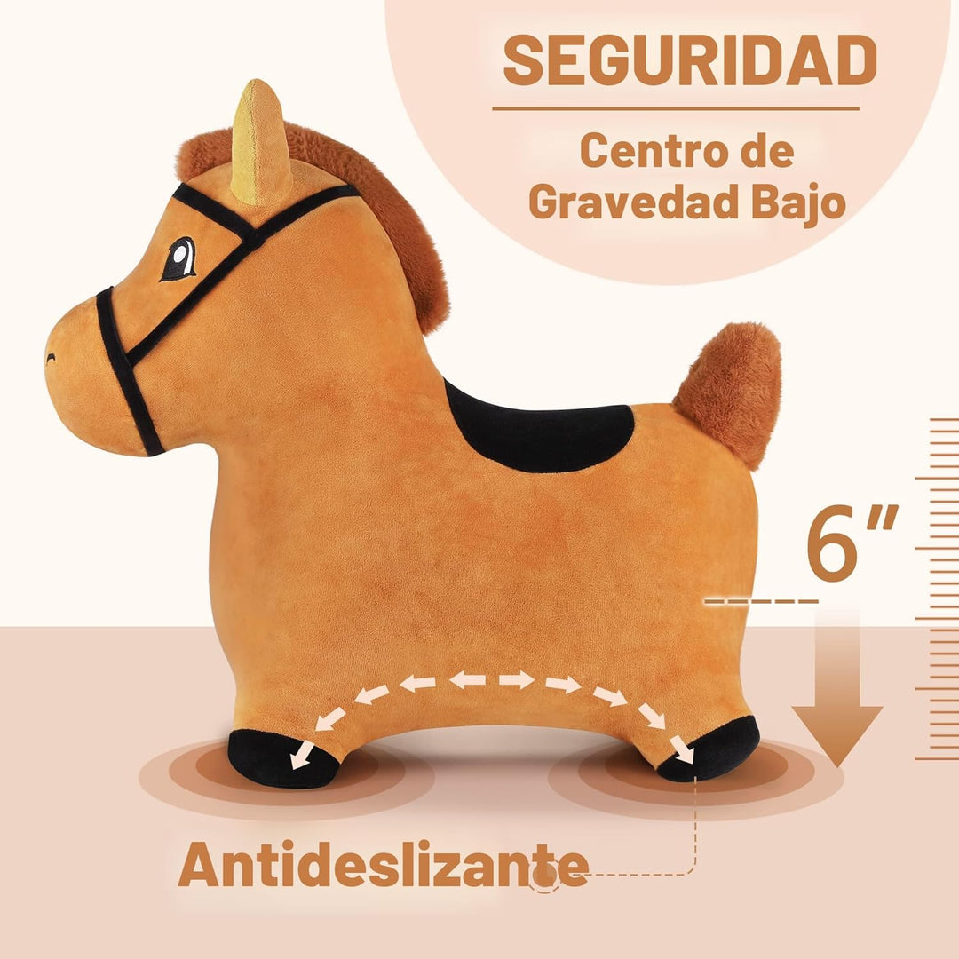 Hopping Horse, iPlay, iLearn caballo saltarín, inflable, jug