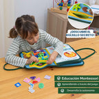 BONNYCO - Tabla de actividades para niños de 1 a 4 años con 8 tablas