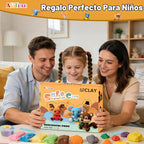 Kit de arcilla seca al aire, arcilla para modelar para niños