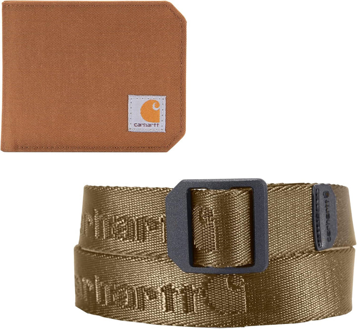 Paquete de regalo de cinturón y billetera Carhartt para hombre A000...