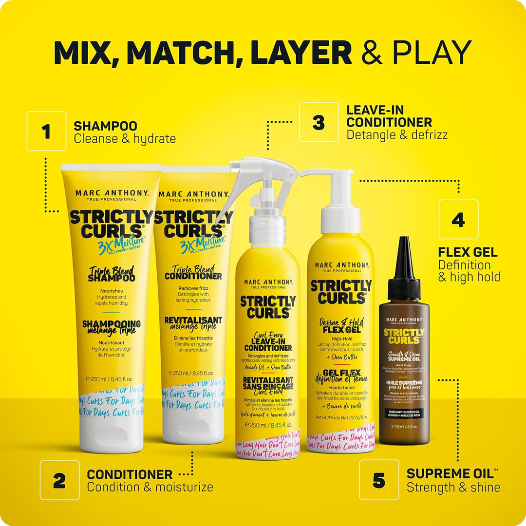 Marc Anthony Strictly Curls Flex Gel paquete de 2