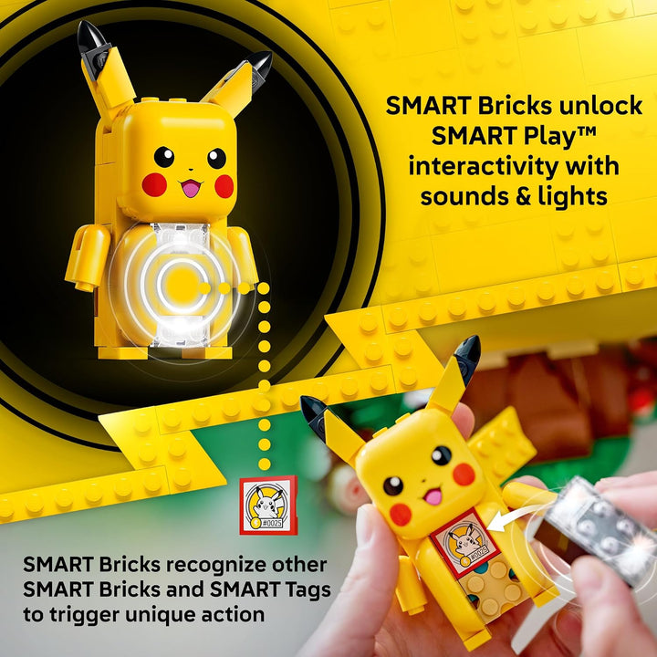 LEGO Pokémon SMART Play: Casa de entrenamiento con Pikachu 72164 |...