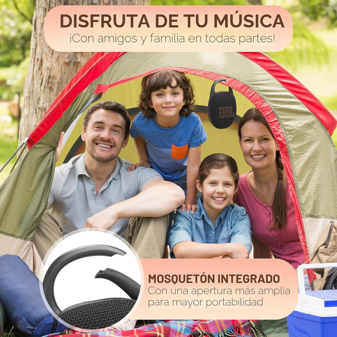 JBL Altavoz Bluetooth portátil Clip 5, IP67 impermeable y resistent...