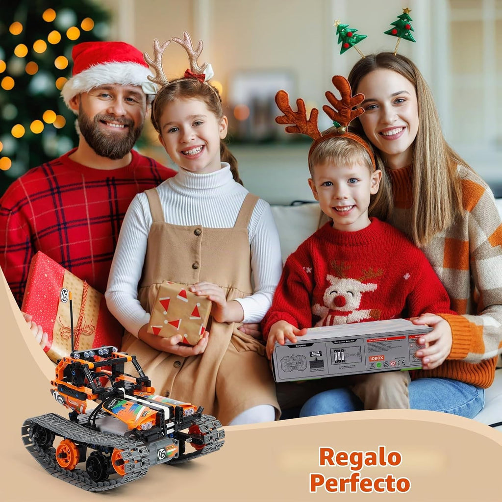 Kit de robot STEM para niños de 8 a 12 años, juegos de erectores de control remoto, kits de robótica de ingeniería, regalo educativo de cumpleaños para niños y niñas de 5 a 7 9 10 11 13 14