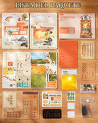Rolife Kit de rincón de libros para bricolaje, Isla del atardecer, rompecabezas 3D con temática costera de puesta de sol, kit de casa en miniatura, árbol de limón y decoración de vista al mar para