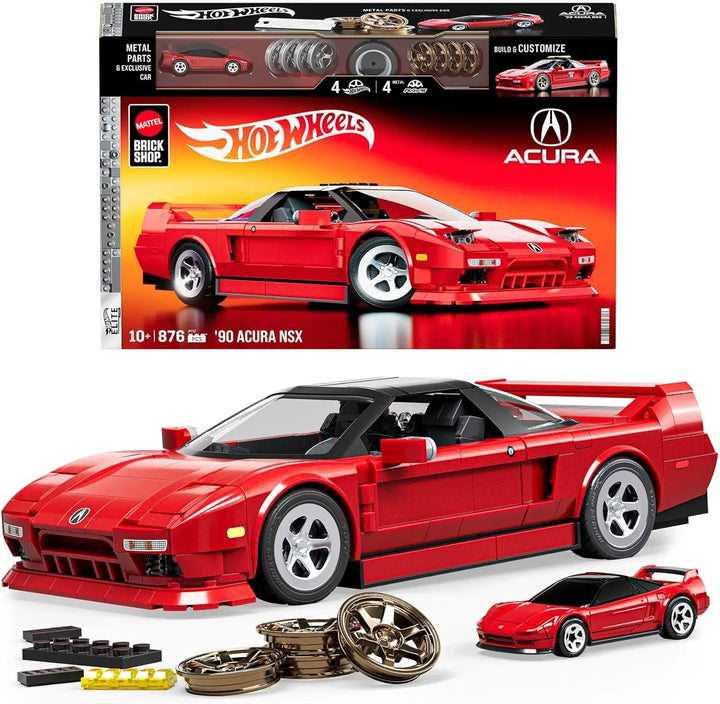 Hot Wheels 1/16 Honda Acura NSX 1990 Building Kit 876