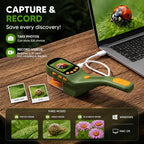 Cazador de insectos para niños con microscopio para niños, cámara de zoom 500X