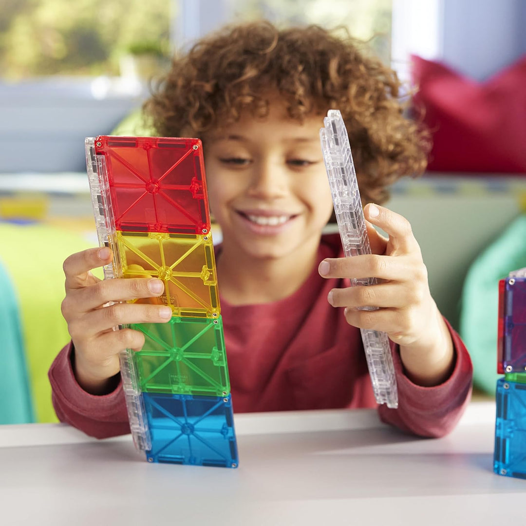 Magna-Tiles Rail Racers Rail Pack - Juego de construcción