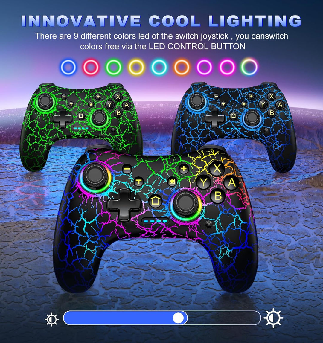 Hall Effect Switch Controller for Nintendo Switch\/Switch 2\/Lite\/...
