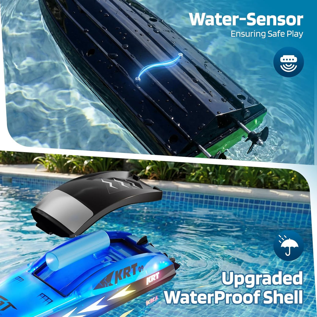 Paquete de 2 botes a control remoto para adultos y niños de 8 a 12...
