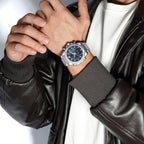NAVIFORCE Relojes digitales multifunción, reloj analógico impermeable 3ATM para hombres, reloj de pulsera de lujo luminoso, regalo
