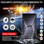 Antena de TV para interiores mejorada 2026 de hasta más de 6000 millas de