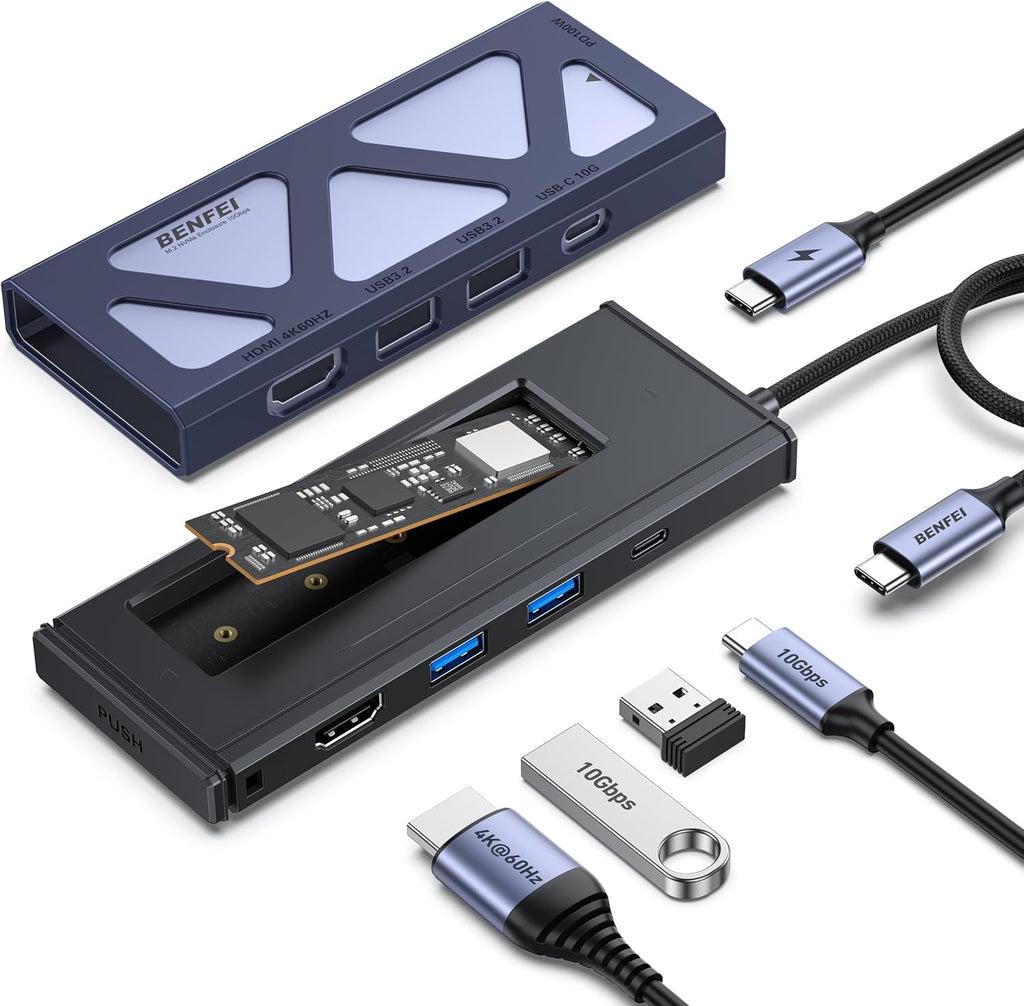 BENFEI, 000389grey, hub USB 3.2