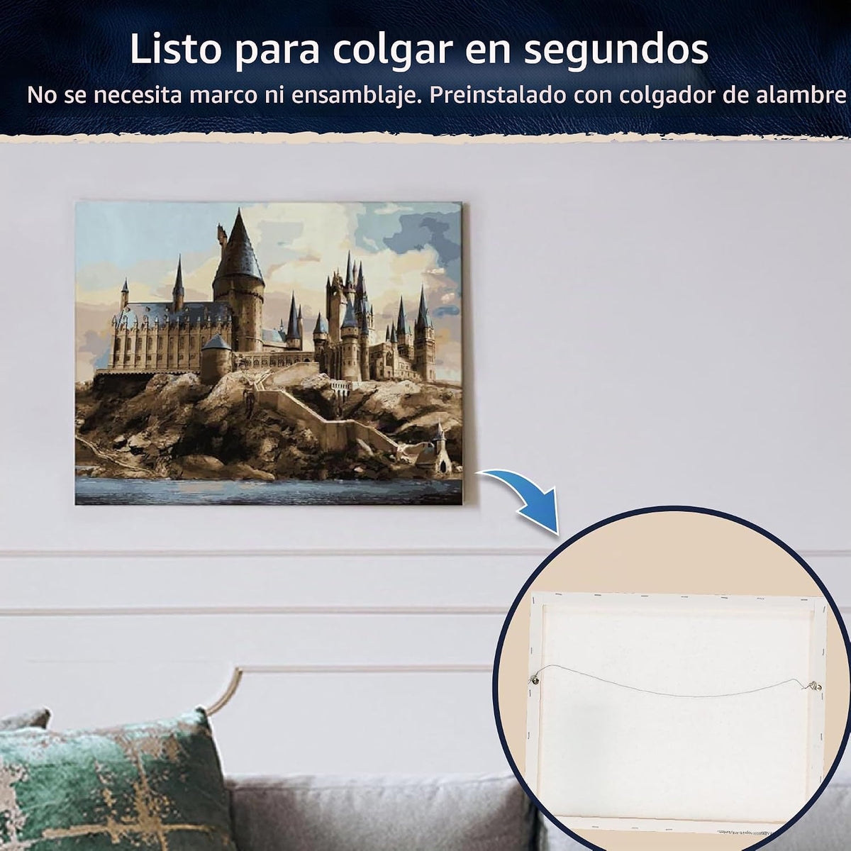 Aquarius Harry Potter Arte por Números – Set de Pintura Hogwarts Castle