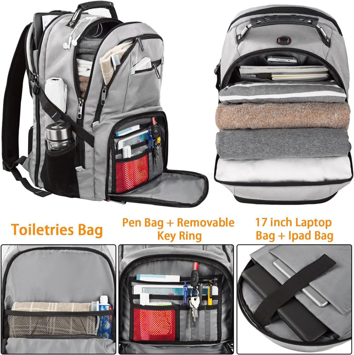 LTINVECK - Mochila para laptop de viaje, mochila extra grande para...