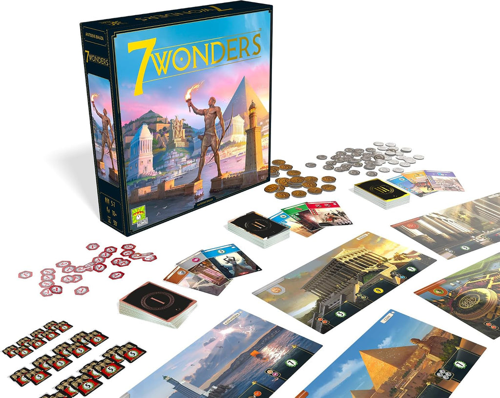 Asmodee Juego de mesa 7 Wonders (nueva edición) - Lleva tu civilización a