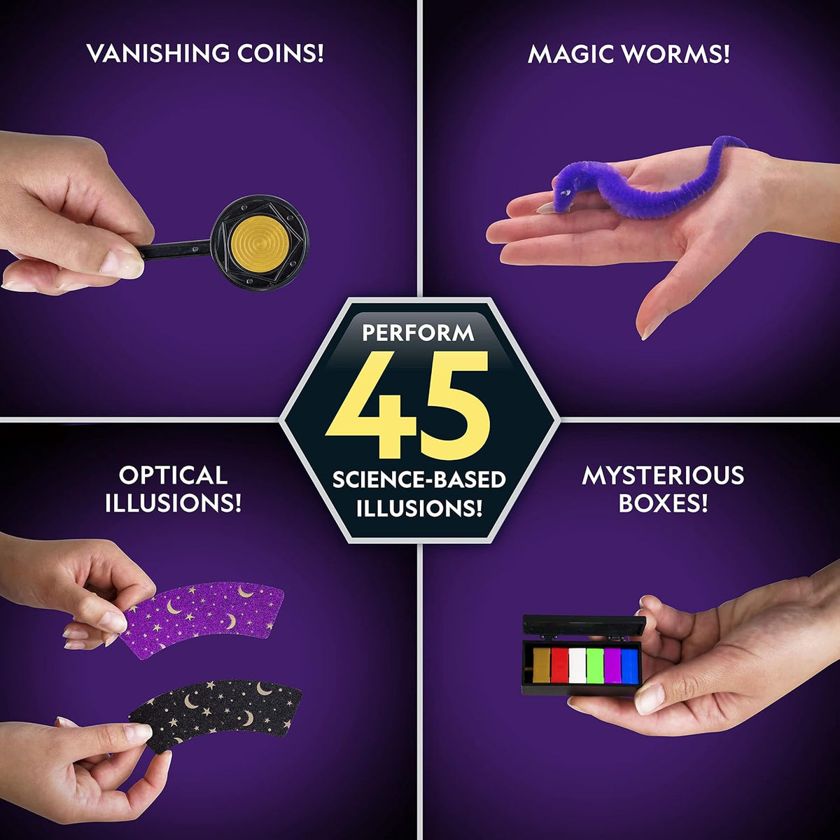 National Geographic Kids Magic Kit con 45 Tricks para Kids Ages 8-12