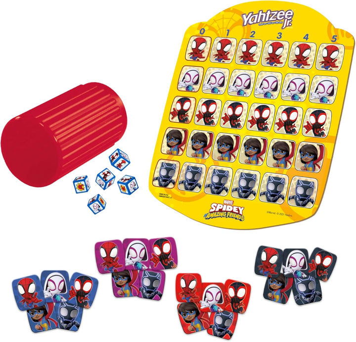 Hasbro Spidey and His Amazing Friends Yahtzee Jr juego de