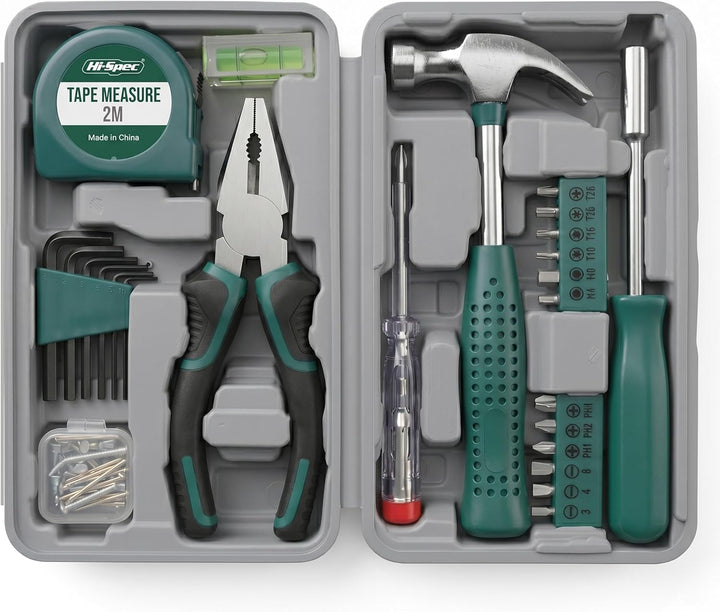 Hi-Spec Kit de herramientas pequeño compacto para bricolaje en el h...