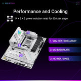 ASUS ROG Strix B850-A Gaming WiFi AMD AM5 B850 ATX Placa base 14+2+...