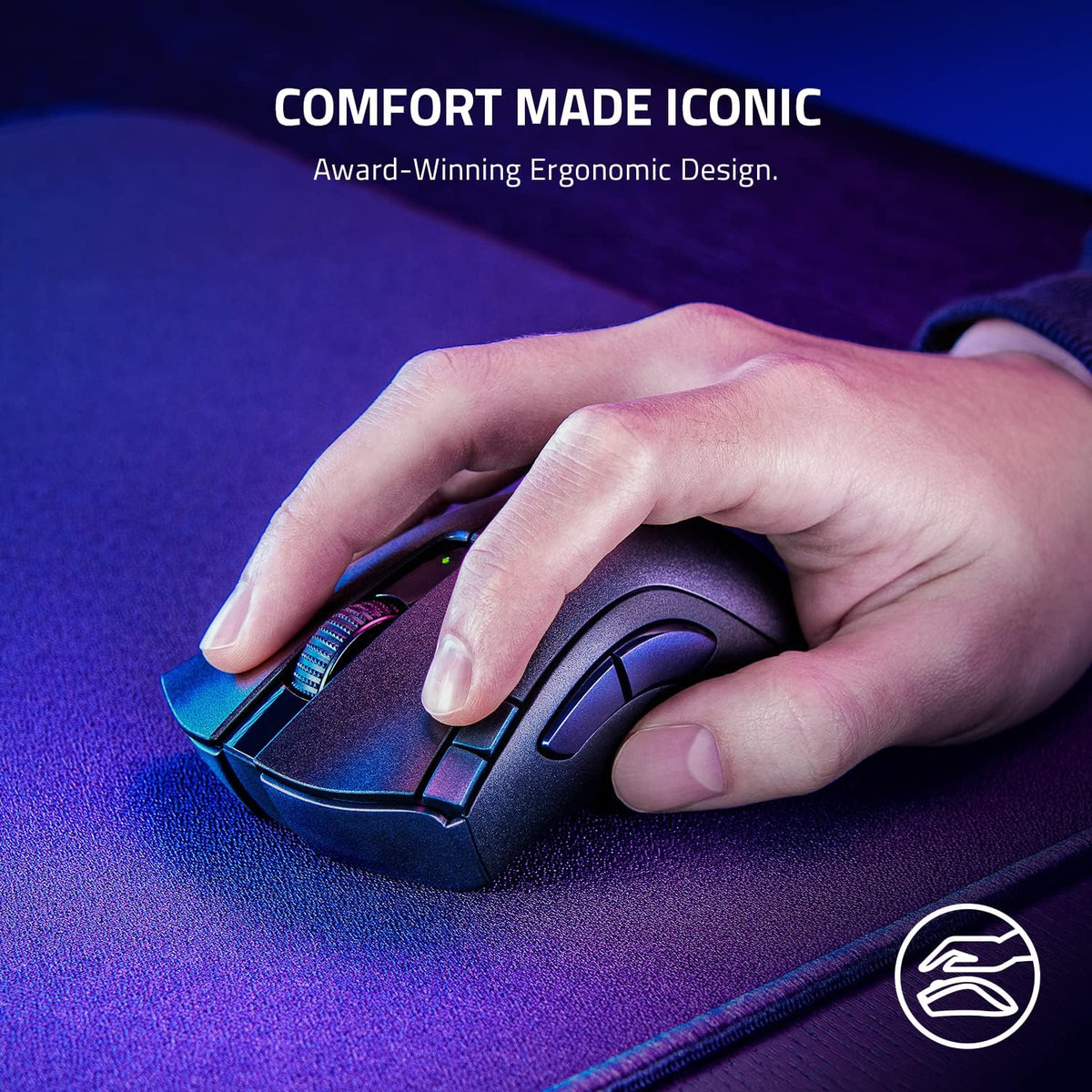 Razer DeathAdder V2 X HyperSpeed: diseño ergonómico galardonado - I...