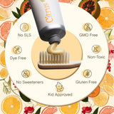 Revitin Pasta de dientes | Gel dental cítrico prebiótico sin flúor...