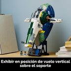 LEGO Star Wars Nave Estelar Clase Firespray de Jango Fett Set de Construcción para Adultos - Kit de Modelo Coleccionable El Ataque de los Clones y Decoración de Habitación - Idea de Regalo DIY para
