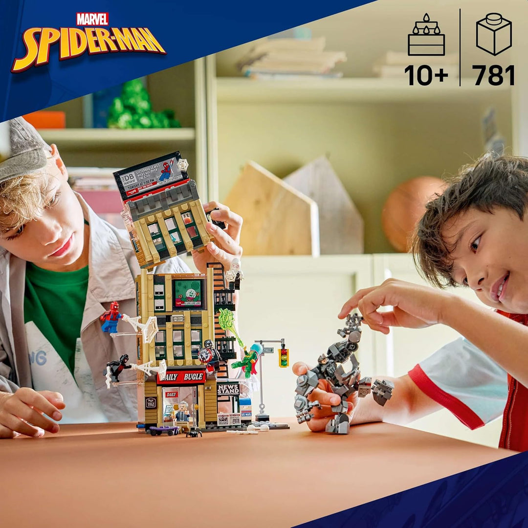 LEGO 76342 Marvel Spider-Man vs. Mysterio: Bloques de regalo de cum...