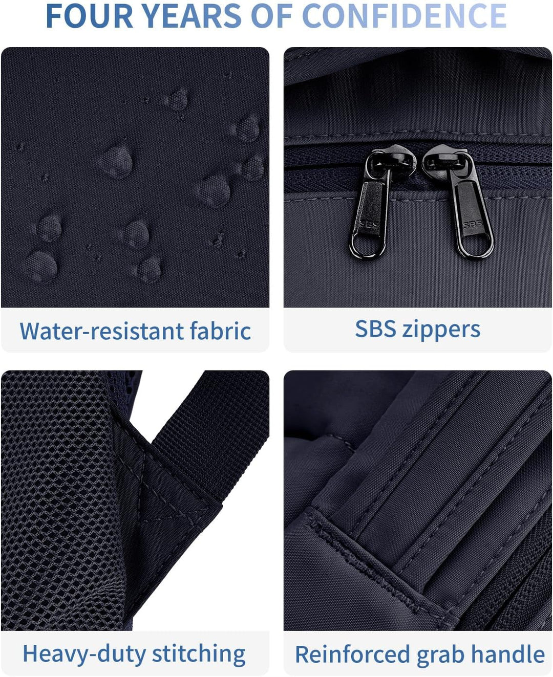 ECOHUB Mochila de viaje para mujer, se adapta a mochila para laptop...