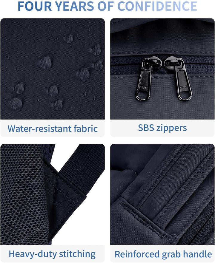 ECOHUB Mochila de viaje para mujer, se adapta a mochila para laptop...