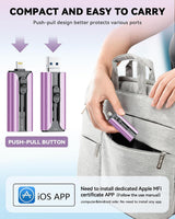 Unidad Flash de 256GB Certificada MFi para iPhone Memoria USB Pen D...