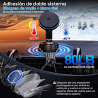 Cargador de montaje para coche MagSafe - Qi2.2 Cargador inalámbrico rápido