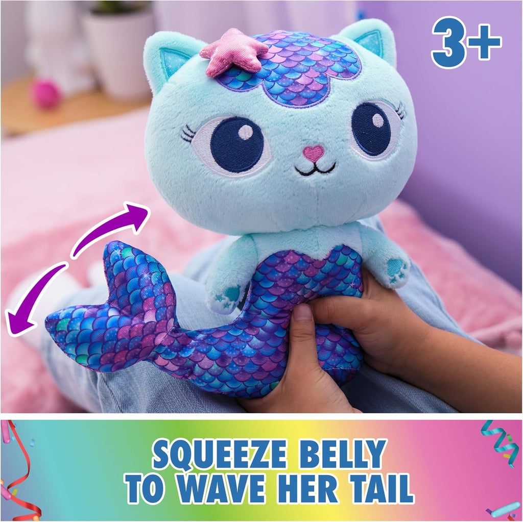 Gabby's Dollhouse, Fin-Tastic Mercat Premium - Juguete de peluche de 10