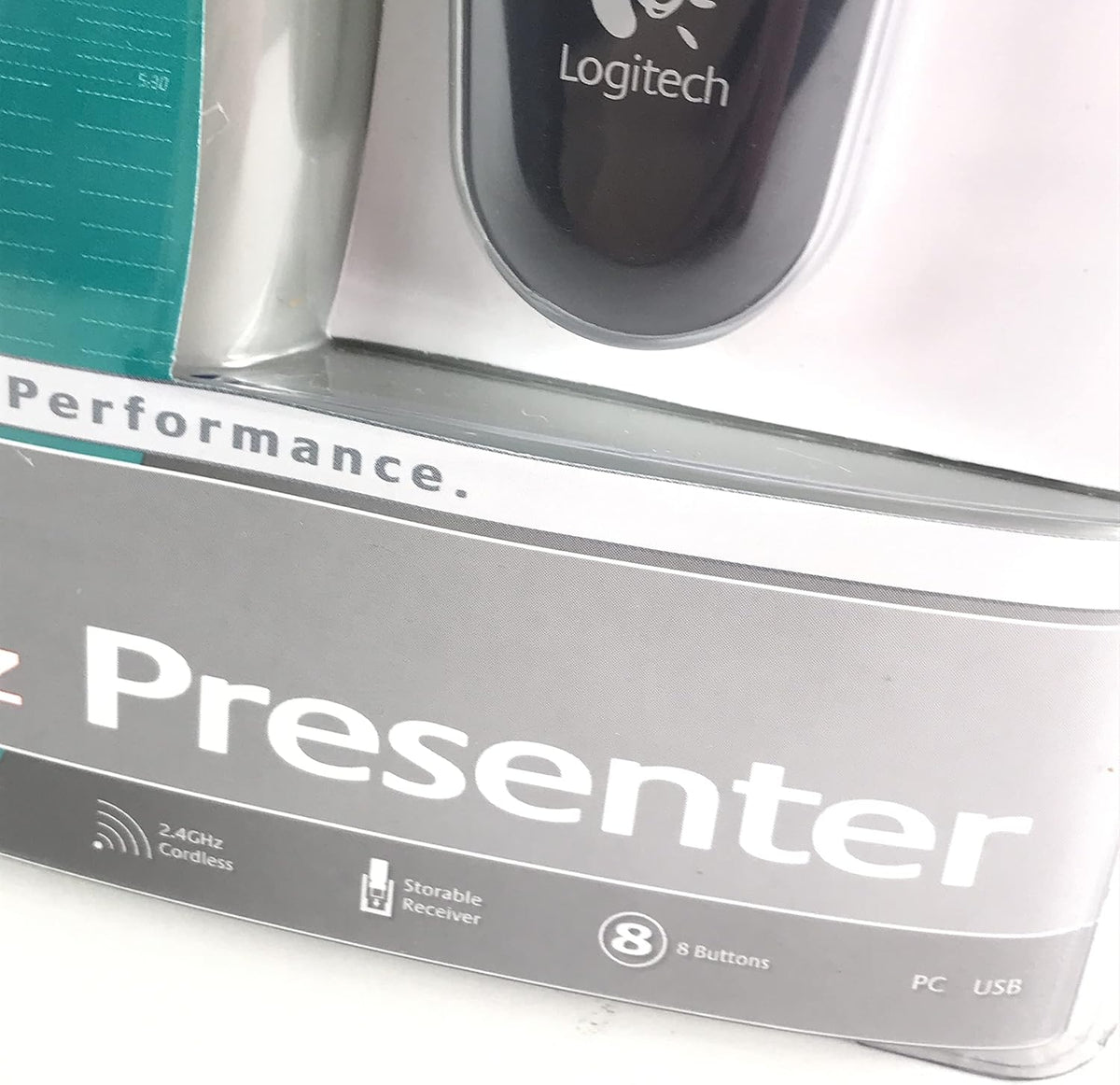 Logitech Presentador inalámbrico de 2.4 GHz (negro)