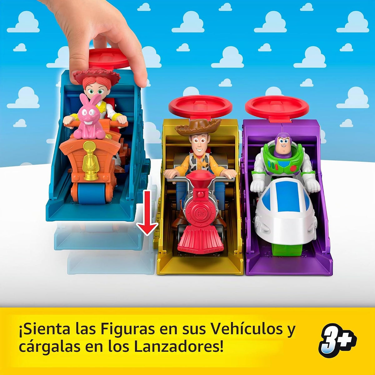 Fisher-Price Imaginext - Juego de lanzamiento de Toy Story de Disney y