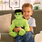 Marvel Spidey and His Amazing Friends My Friend Hulk Peluche con Características, 16 pulgadas - Hulk