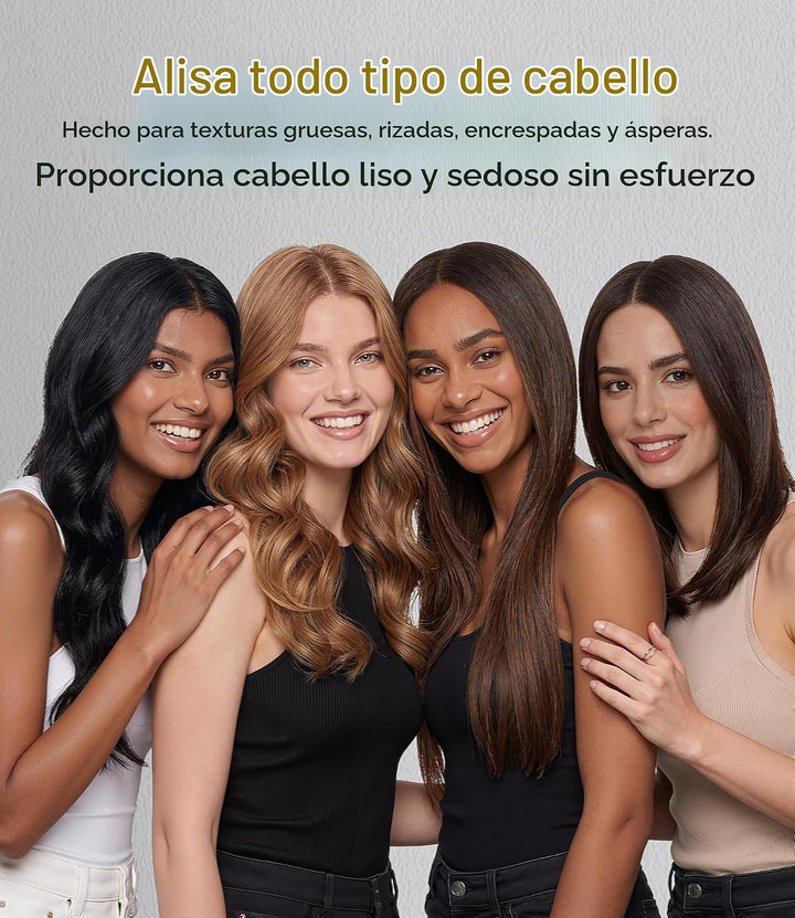 Terviiix Plancha alisadora de pelo, cubre más cabello en una pasada...