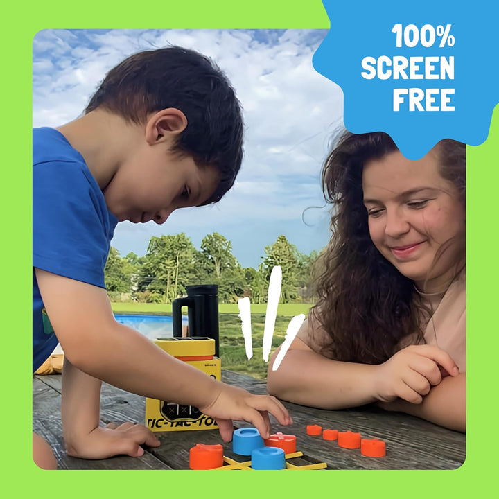 GiiKER Juego Tic Tac Toe Bolt, Juegos de Mano Originales 3 en 1, Ju...