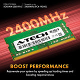 A-Tech 8 GB DDR4 2400 MHz SODIMM PC4-19200 (PC4-2400T) CL17 Módulo...