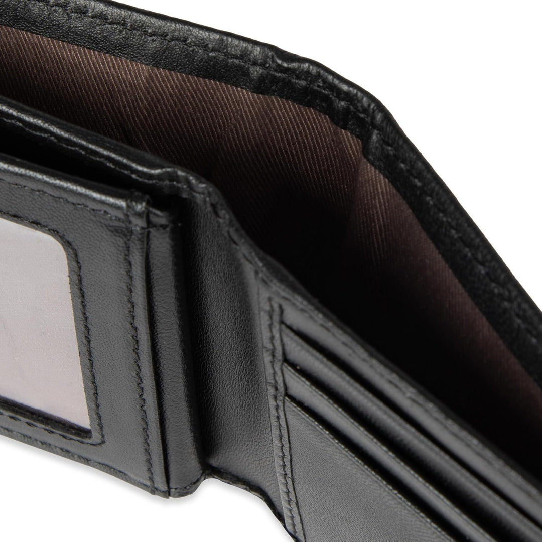 Dockers Mens piel Capacidad extra Slimfold Bifold Wallet