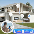 Timbre con sensor de puerta WiFi, sensor de ventana de alerta de apertura
