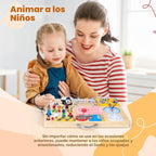 Tablero de actividades 25 en 1 con 13 interruptores de luz LED y 12 actividades, juguetes Montessori para niños de 1, 2, 3 años, tablero sensorial de madera, juguetes de viaje para niños pequeños de 1 año o más, regalo de cumpleaños (extragrande)