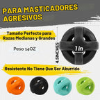Fida Pelotas de goma natural para perros masticadores agresivos, juguetes duraderos para masticar perros grandes, juguetes interactivos de buscar y tira y afloja para razas medianas y grandes, no
