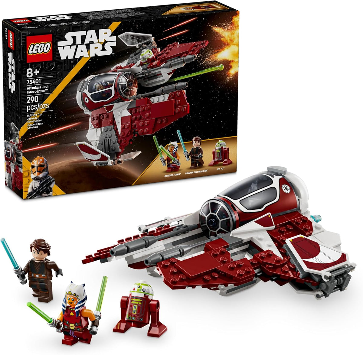 LEGO Star Wars The Clone Wars Ahsokas Jedi Interceptor
