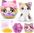 Pets Alive Smitten Kittens Serie 2 (Gato Calicó) por ZURU – Peluche Interactivo con 10 Sonidos, Unboxing Sorpresa, Mascota Suave Coleccionable para Edades 3+