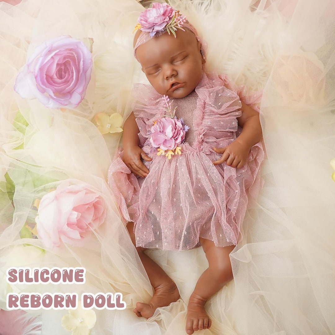 YaLuoQian Muñeca de bebé Reborn de silicona completa, niña recién n...