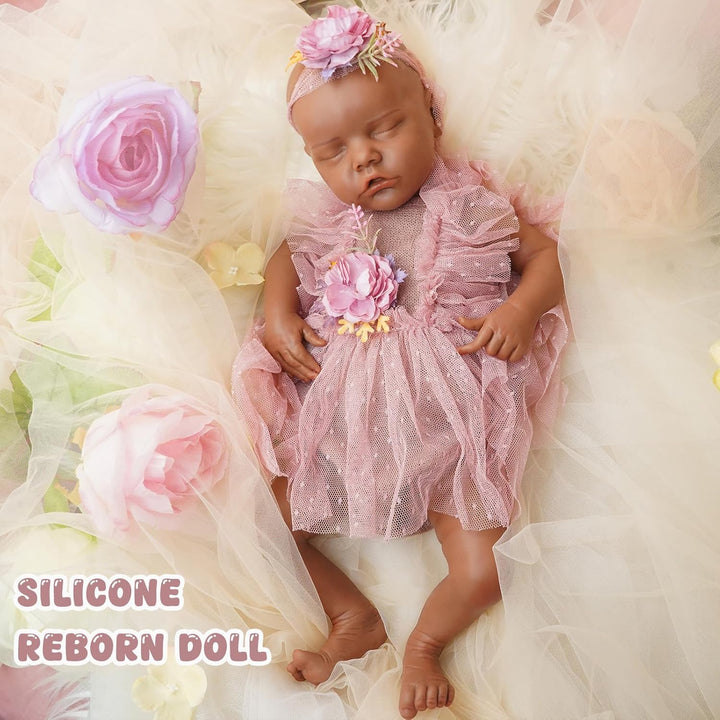 YaLuoQian Muñeca de bebé Reborn de silicona completa, niña recién n...