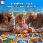 TOY Life - Rompecabezas de madera para niños pequeños de 2 a 4 años, rompecabezas de animales marinos para niños pequeños de 1 a 3 años, rompecabezas de madera, juguetes Montessori educativos, regalos