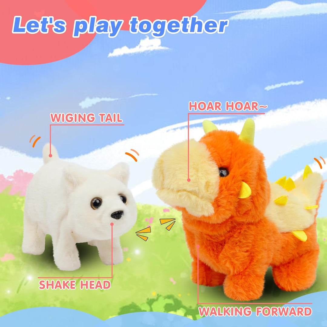 Hopearl - Juguete electrónico interactivo de peluche, mascota con s...